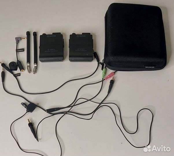 Микрофон петличный, беспроводной boya BY-WFM12