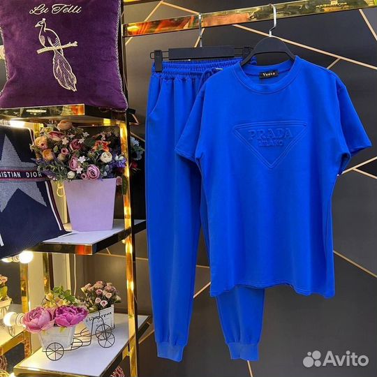 Супер двойка женский костюм спортивный Prado p.42