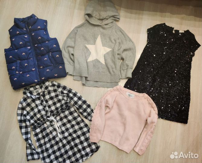 Пакет вещей для девочки 110 116