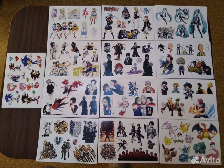 Стикеры \ наклейки Аниме