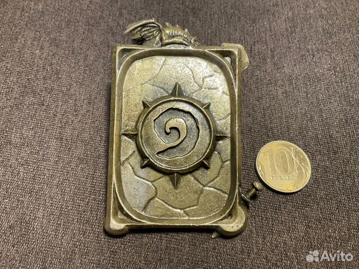 Металлическая карта Доктор Бум (Hearthstone)