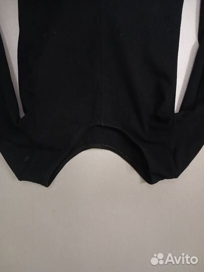 Купальник гимнастический черный 134