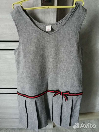 Школьная форма серая для девочки 140