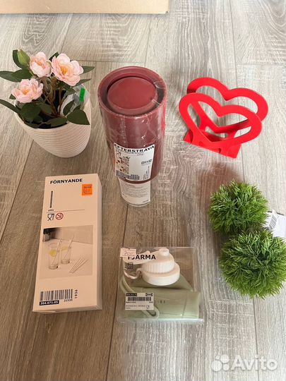 Винтер 2021 Салфетница, красное сердце, икеа