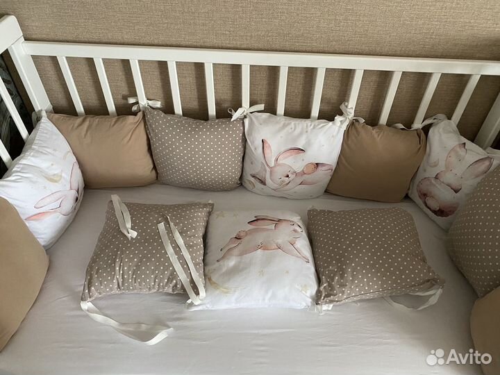 Бортики в детскую кроватку