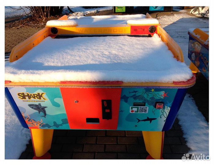 Всепогодный аэрохоккей Wik Shark 8 футов (купюропр