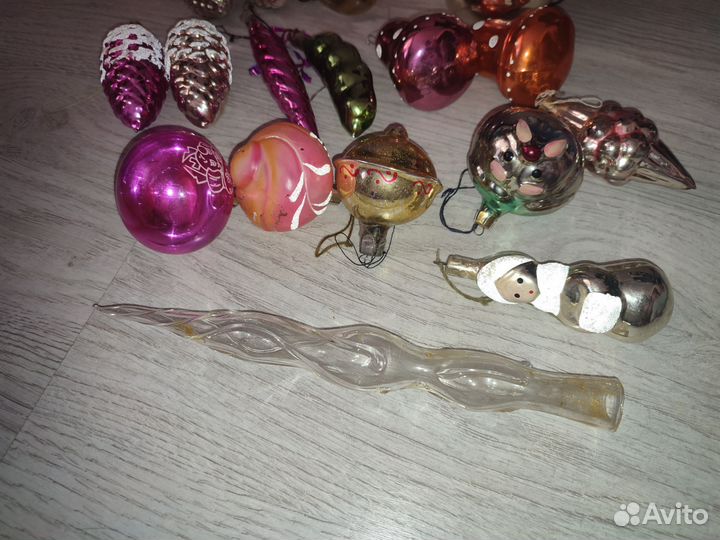 Елочные игрушки СССР советские