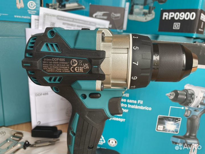 Makita ddf486z шуруповерт аккумуляторный LXT 18В