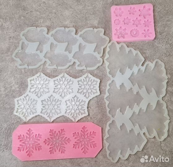 Формочки силиконовые для леденцов и мастики