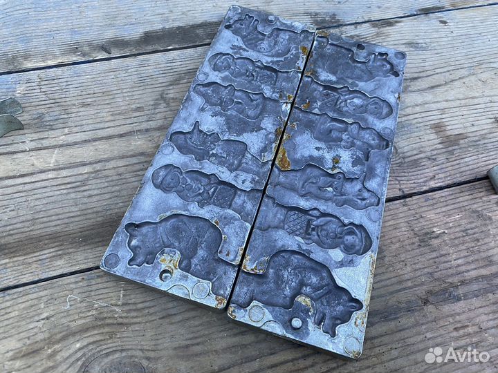 Форма для леденцов на палочке СССР зверушки