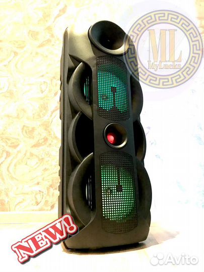 Колонка Super Bass Dance Box с микрофоном