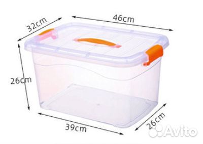 Пластиковый контейнер с крышкой и лоток для мелочи
