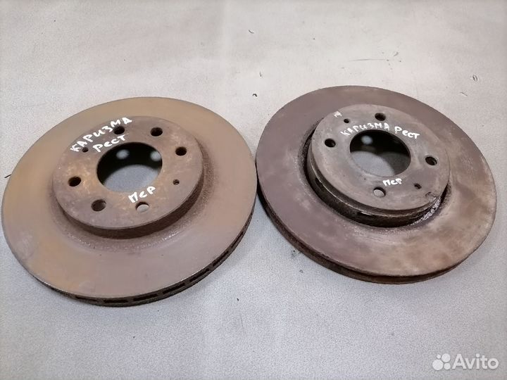 Диски тормозные передние Mitsubishi Carisma (DA)