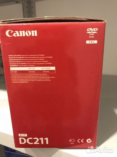 Видеокамера Canon DC212