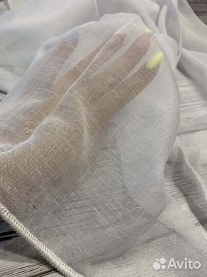 Тюль под лён