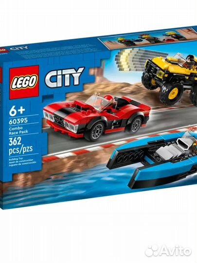 Конструктор lego City 60395 Гоночный комбо-набор