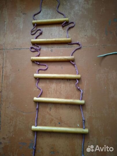 Спортивная верёвочная лестница,лесенка