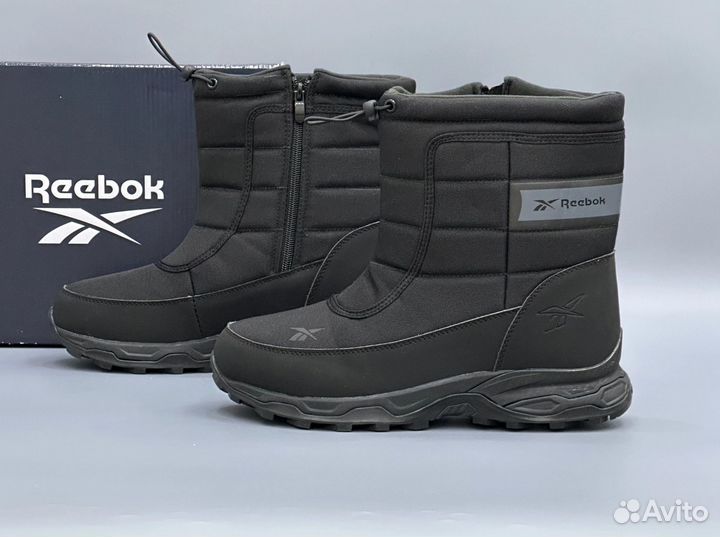 Дутики мужские зимние с мехом reebok