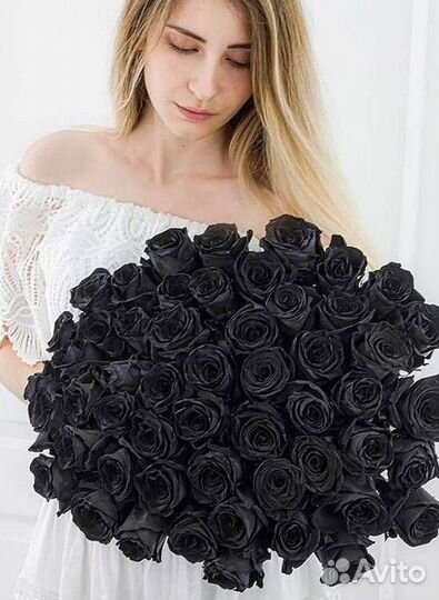 Чёрные розы Цветы Доставка