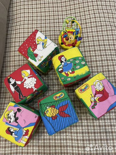 Мягкие кубики большие