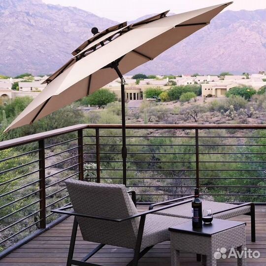 Зонт 2,7м Outdoor Patio Umbrella Премиум