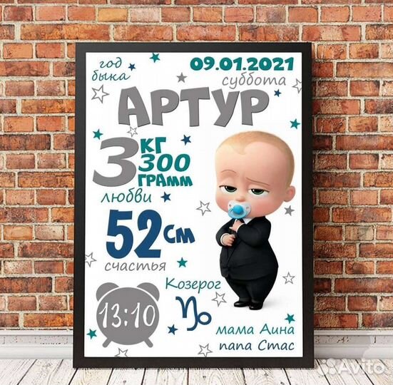 Постеры, метрики