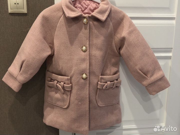 Пальто на девочку 110 116