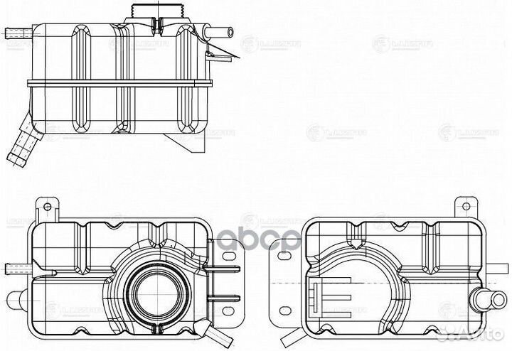 Бачок расширит. охл. жидкости для а/м Chevrolet