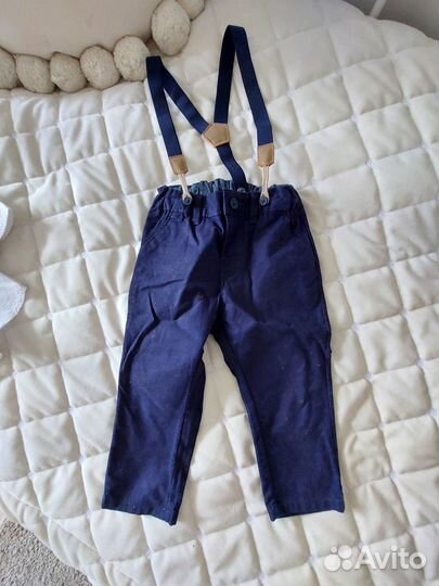 Комплект рубашка и брюки для мальчика 86 р. H&M