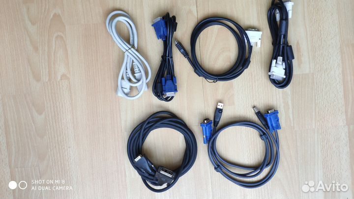 Кабеля VGA, DVI - DVI