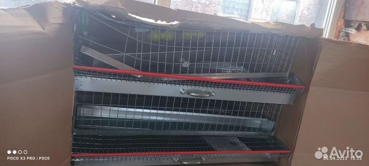 Клетка для перепелов или перепёлок на 60 голов