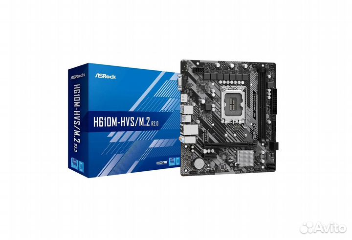 Новая ASRock H610M-HVS/M.2 R2.0 LGA 1700