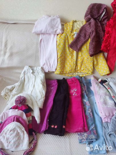 Вещи пакетом для девочки 80-92