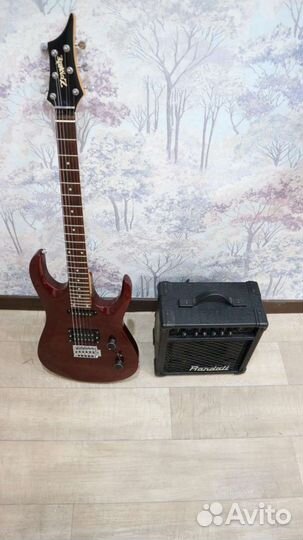 Электрогитара Zombie комбоусилитель Randall