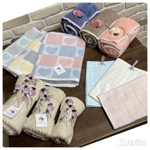 Море красивых полотенец на подарки