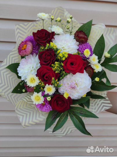 Букет, сезонные цветы