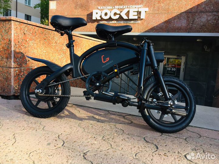 Электровел kugoo V1 с педалями