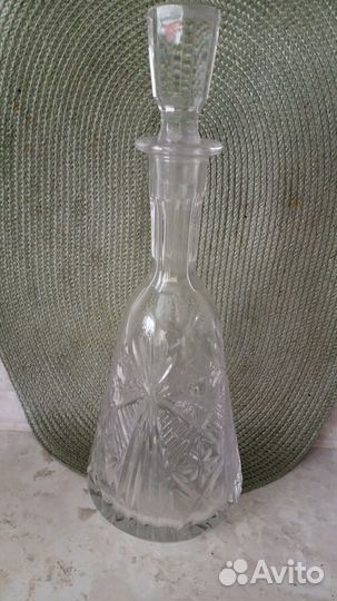 Графин (штоф) хрустальный СССР