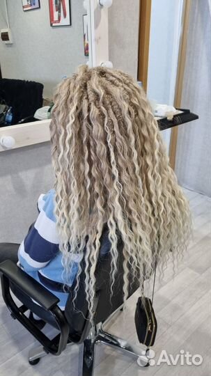 Наращивание афрокудри, косы