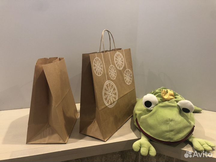 Пакет из крафт бумаги