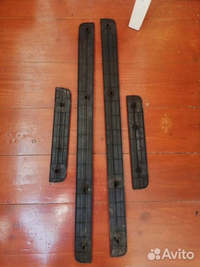 Накладки порогов Ниссан Примера Р12 к-т