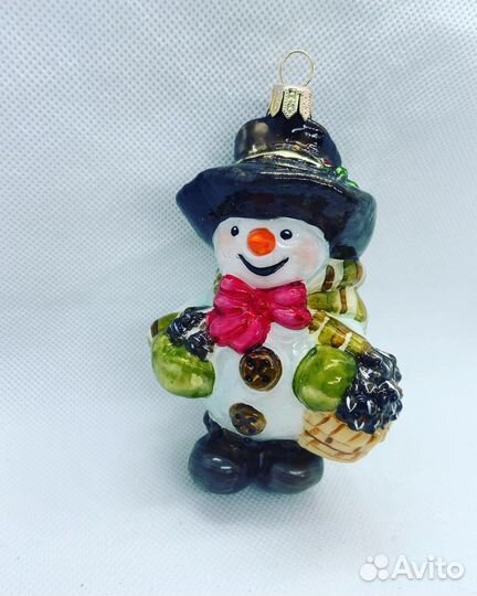 Елочная игрушка. Польша. Komozja. Снеговик