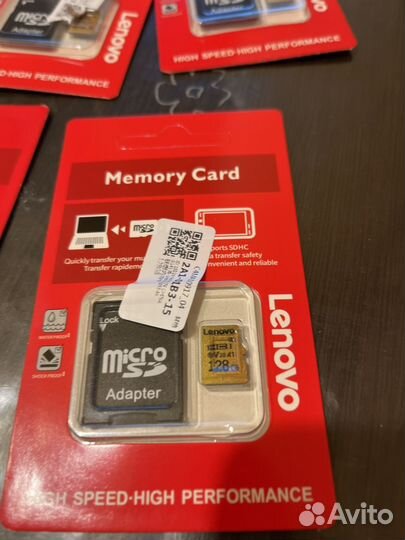 Карта памяти micro sd Lenovo с адаптером