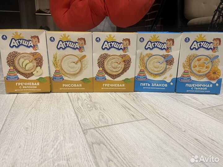 Каша и смесь Агуша