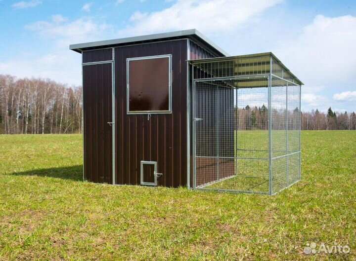 Выгул к курятнику теплоисухо на 45 кур