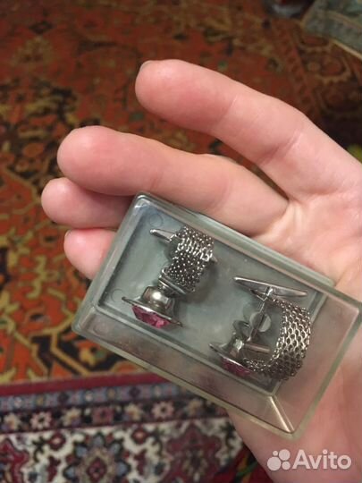 Запонки винтажные СССР. В родной коробке