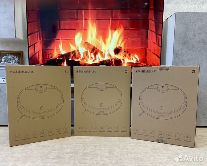 Новый Робот пылесос Xiaomi mijia 3c влажная сухая