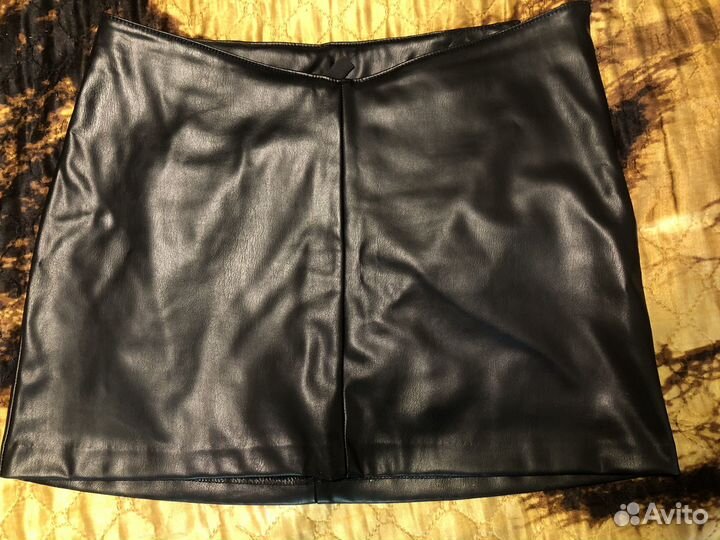 Юбка кожаная hm
