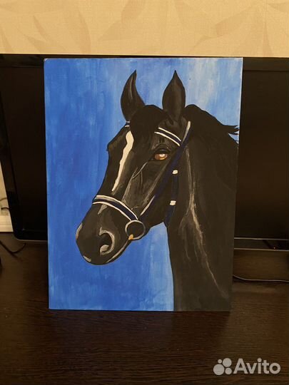 Картина акрилом на холсте