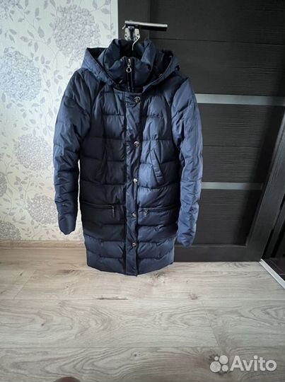 Пуховик finn flare пух перо зима 42 размер